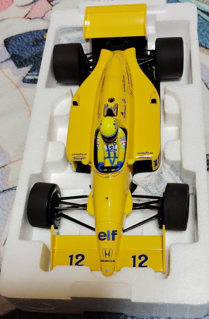 ミニチャンプス 1/18 ロータス ホンダ 99T 優勝 モナコGP 1987