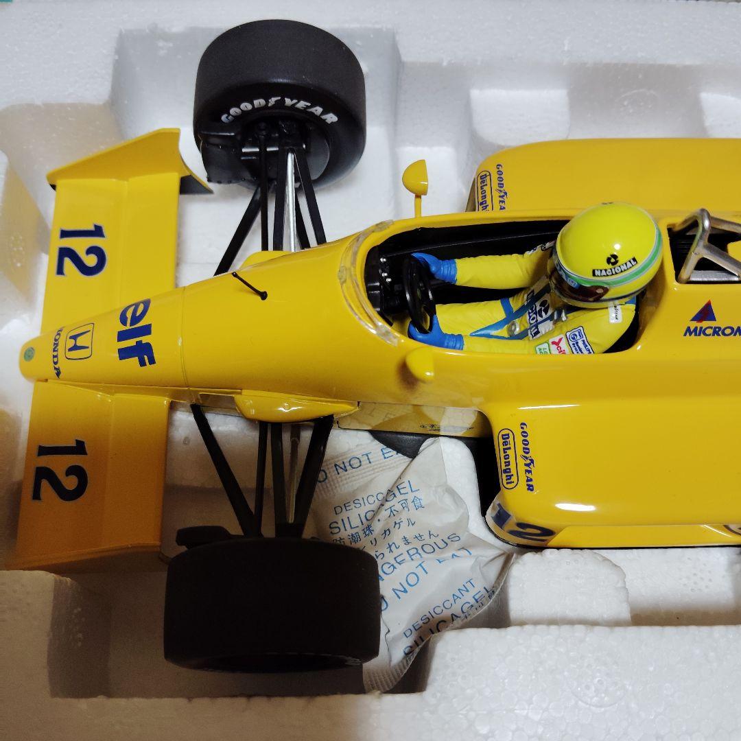 ミニチャンプス 1/18 ロータス ホンダ 99T 優勝 モナコGP 1987