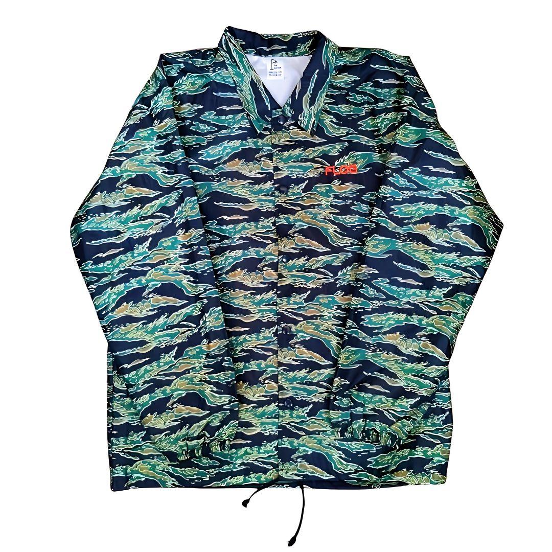 Flog Golf フロッグゴルフ 迷彩 タイガーカモ コーチジャケット L