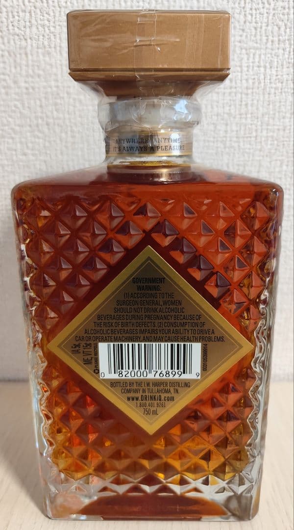 【たらば蟹】I.W.ハーパー 15年 バーボン 750ml ALC43％