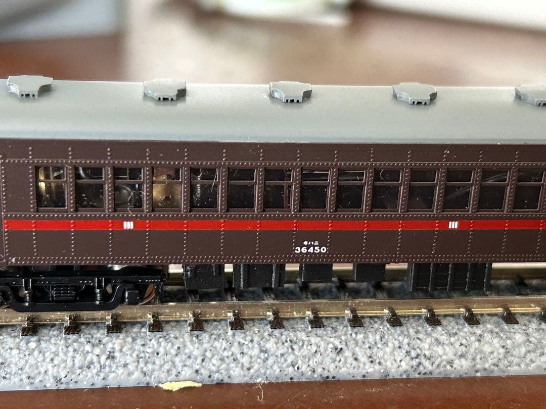 キングスホビー　キハニ36450 茶　Nゲージ完成品