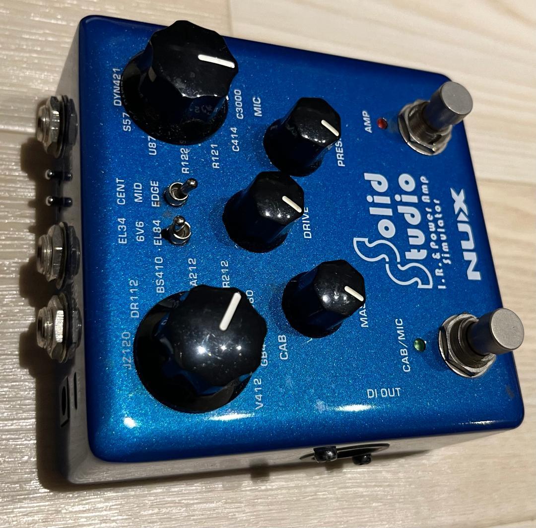 NUX Solid Studio パワーアンプ、キャビネットシミュレーター