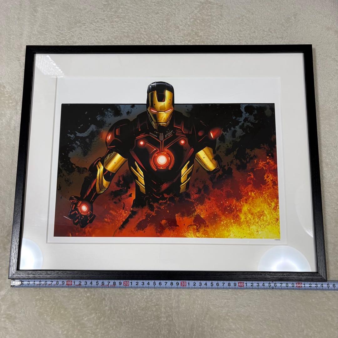 【激レア】MARVEL展 アイアンマン ジークレー 複製原画 マーベル 正規品