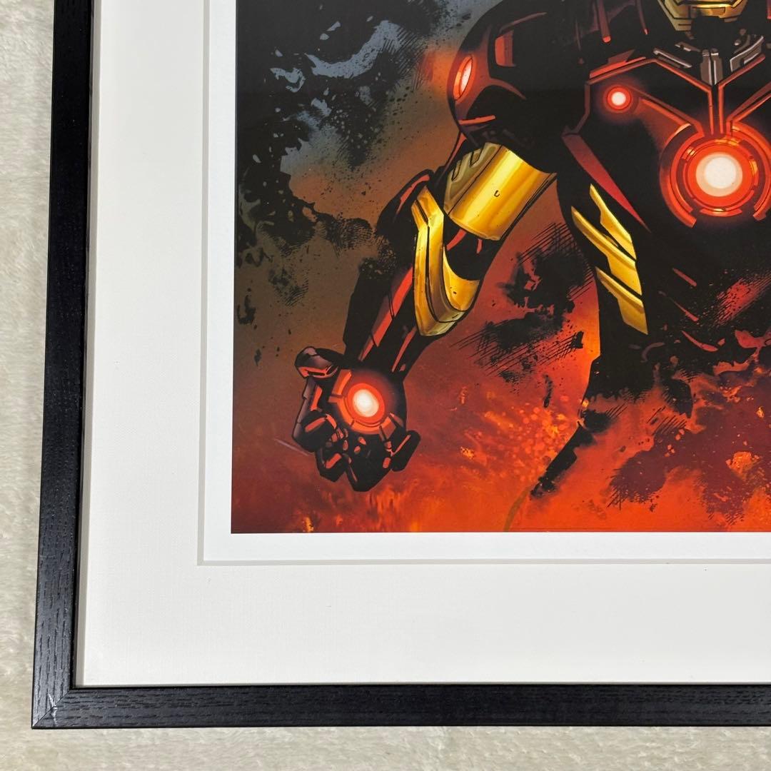 【激レア】MARVEL展 アイアンマン ジークレー 複製原画 マーベル 正規品