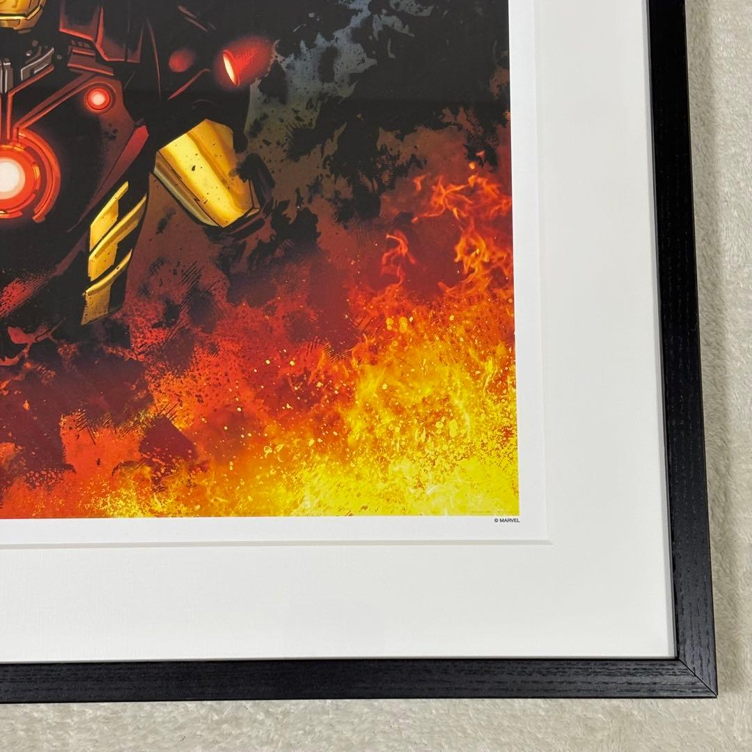 【激レア】MARVEL展 アイアンマン ジークレー 複製原画 マーベル 正規品