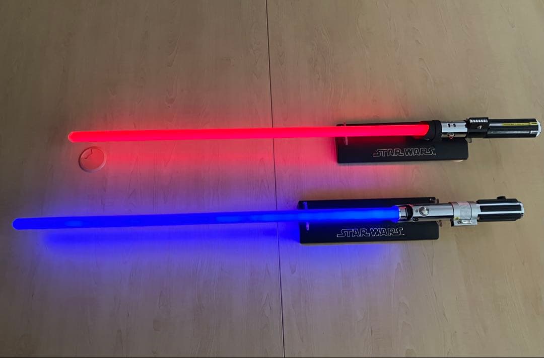 STARWARS★マスターレプリカ社 ライトセーバー２本セット