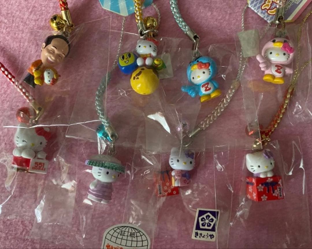 ご当地キティちゃんコラボ根付8コセット