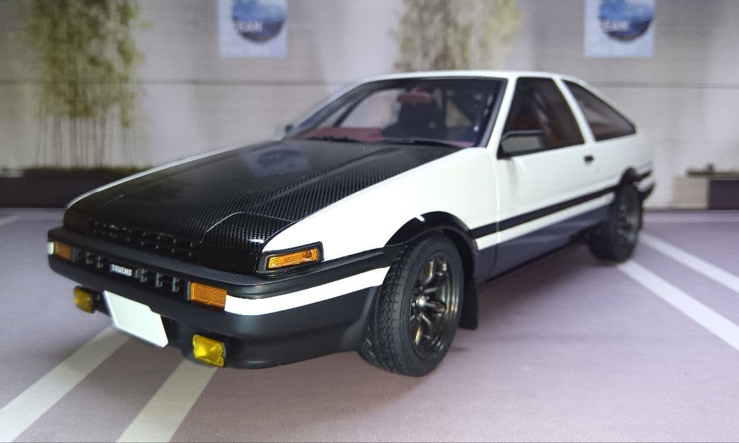 オートアート 1/18 トレノ 頭文字D(AE86) Final