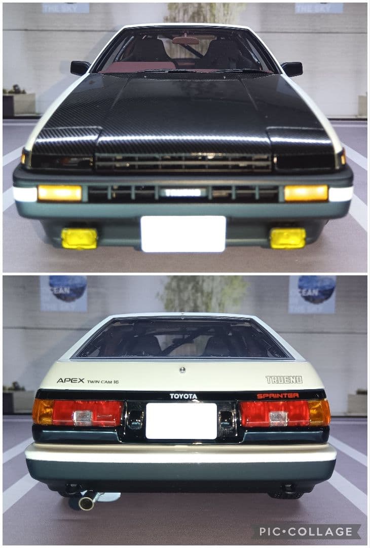 オートアート 1/18 トレノ 頭文字D(AE86) Final