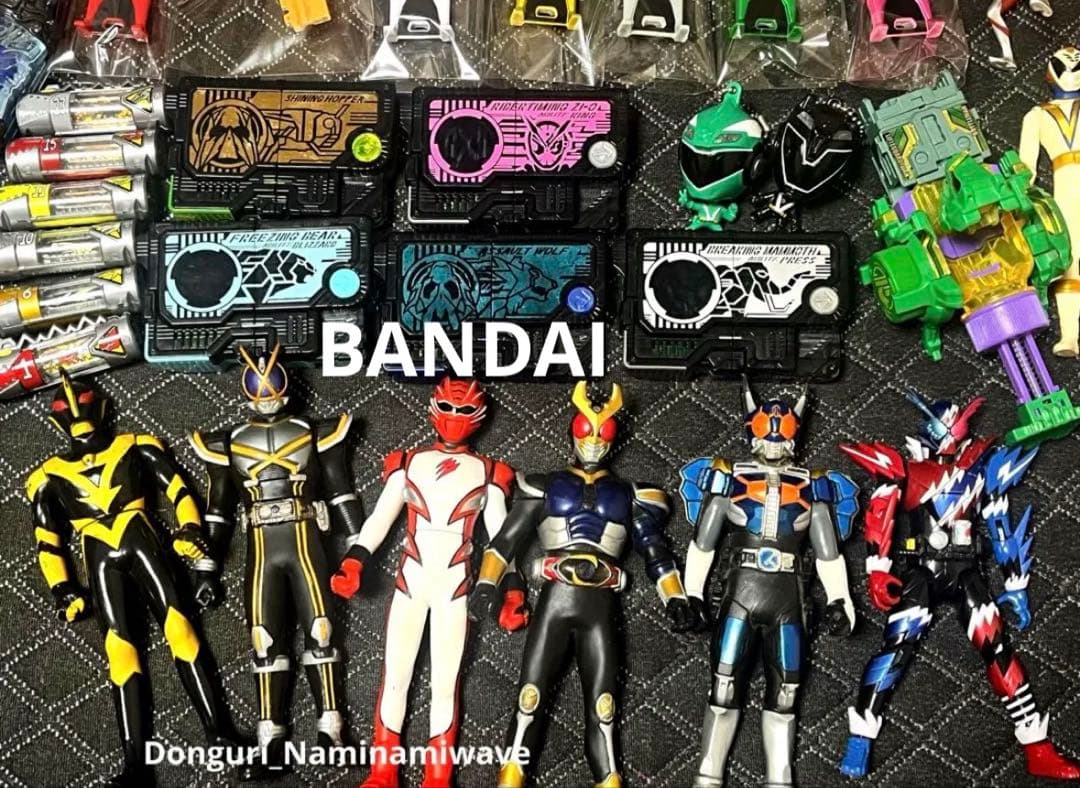 ウルトラマン・仮面ライダー・戦隊ヒーロー ソフビ特撮玩具のジャンク　まとめ売り