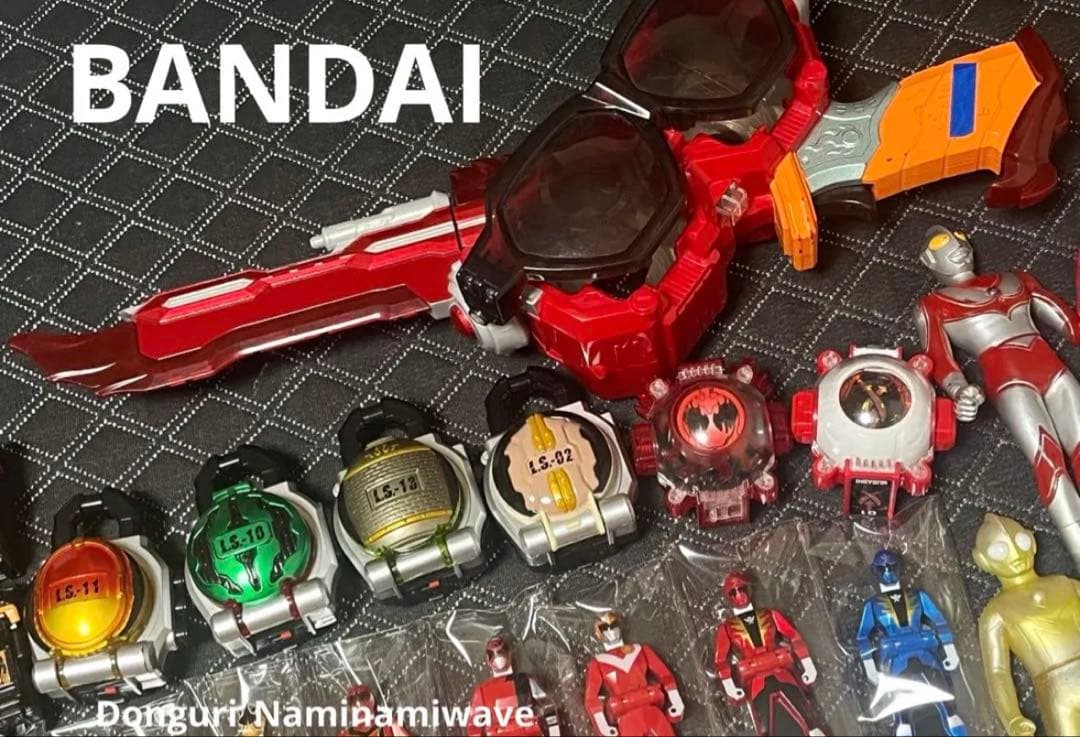 ウルトラマン・仮面ライダー・戦隊ヒーロー ソフビ特撮玩具のジャンク　まとめ売り