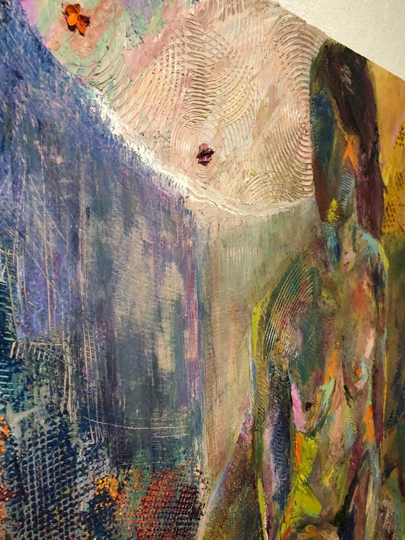 絵画　一点物　油絵　F30号　micchan作