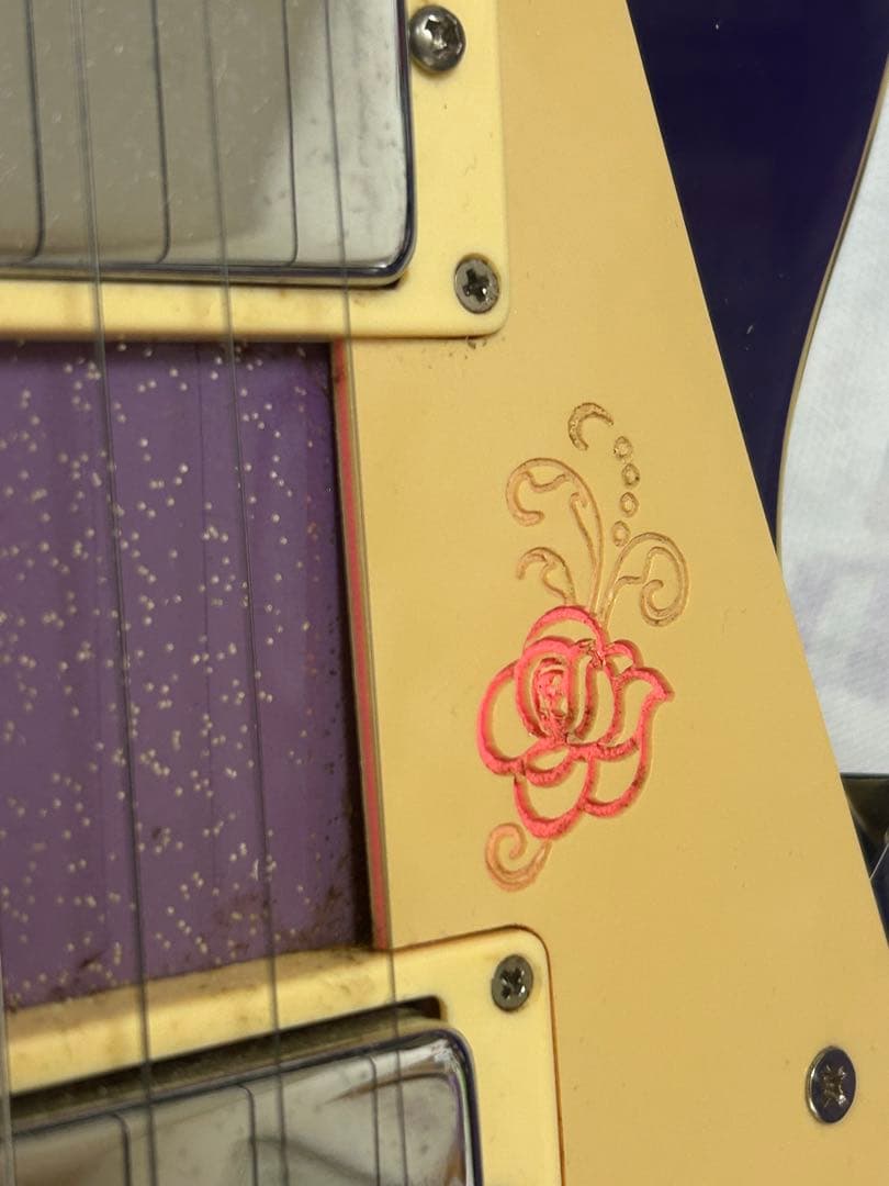 Gypsy Rose エレキギター パープル　キラキラ