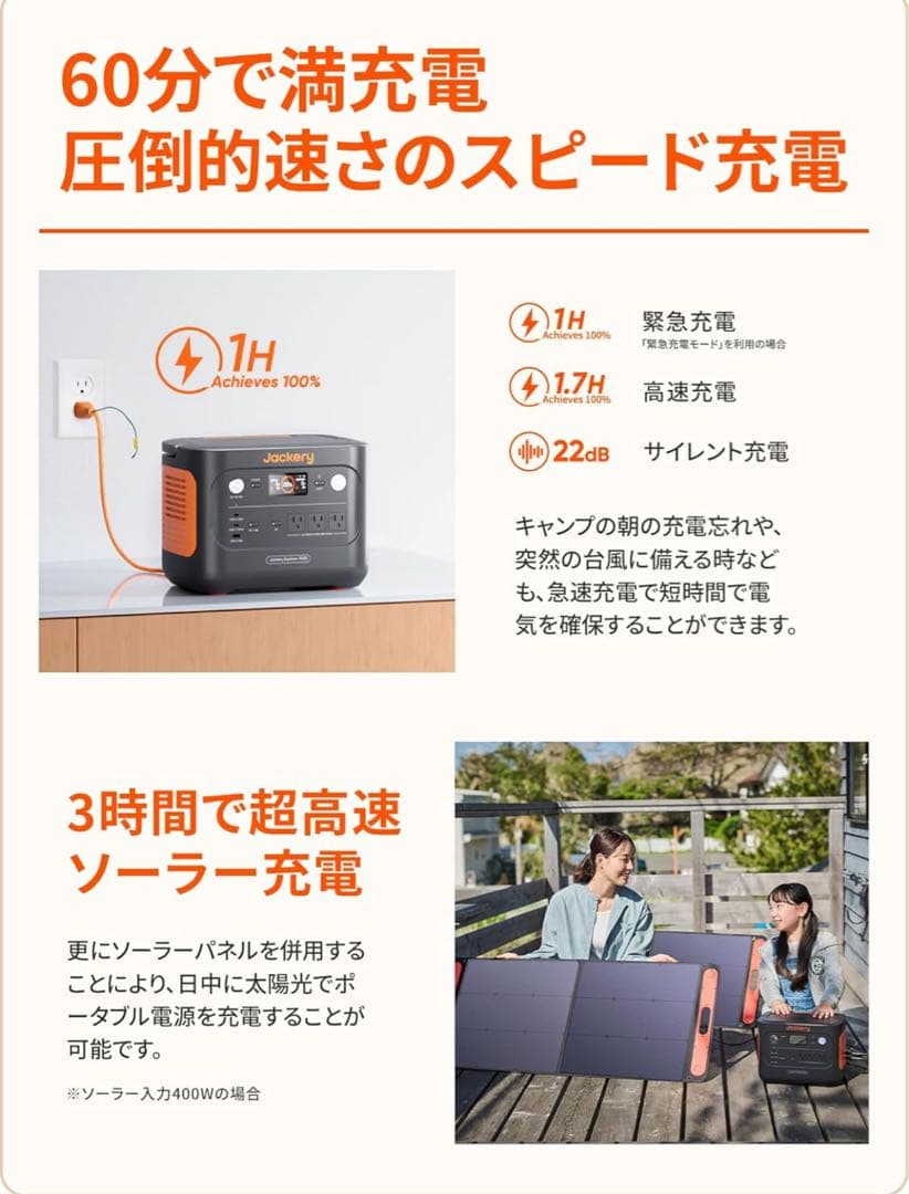 【ほぼ新品】Jackery Explorer 1000 ポータブル電源