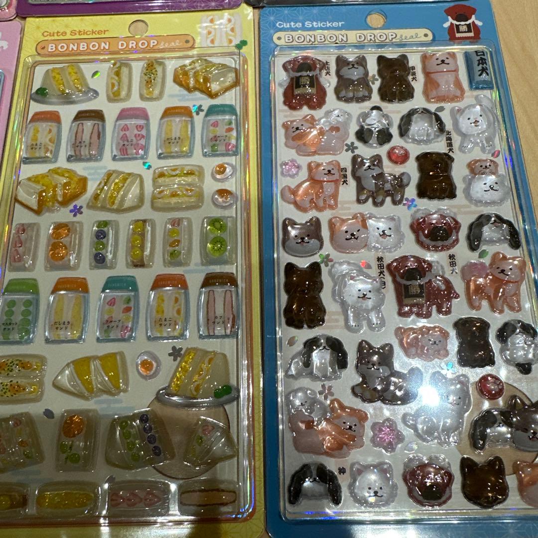 超お得❗️値下げ‼️最安値‼️新柄　正規品　ボンボンドロップシール　和柄　8種セット
