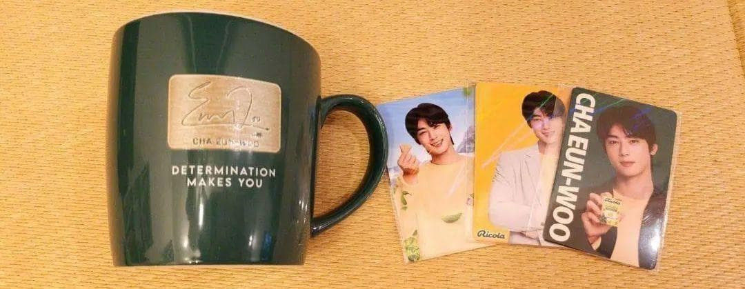 チャウヌ　CHA EUNWOO ミロ MILO タイ限定 マグカップ 2個