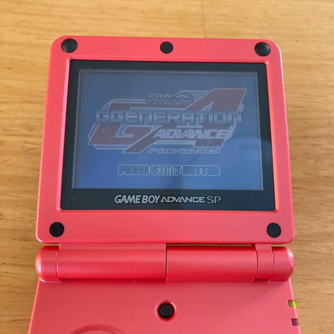 ゲームボーイアドバンス SP本体 シャア専用 カラー　Gジェネレーション