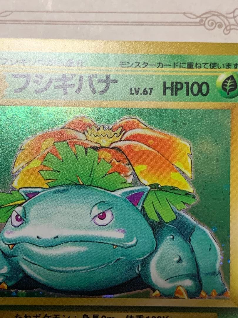 ポケモンカード 初期 フシギバナ キラ No.003 旧裏面 当時物 希少