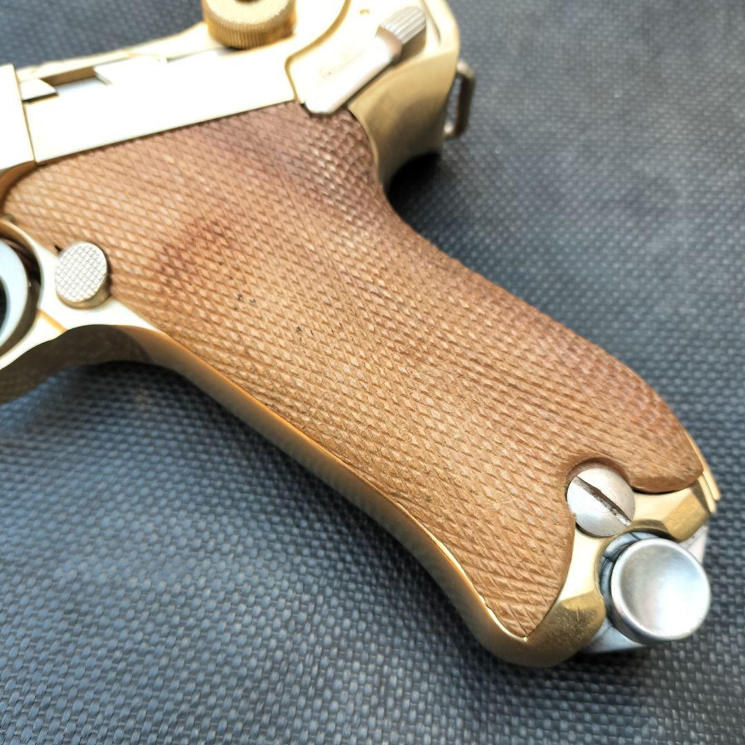 マルシン ルガーＰ08 8インチ 金属モデルガン 22KGP SMG