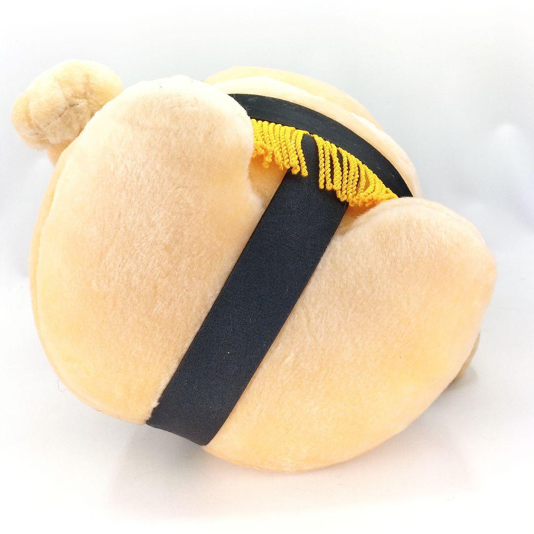 未使用 特大 力士 ぬいぐるみ 相撲 人形 全長約37cm