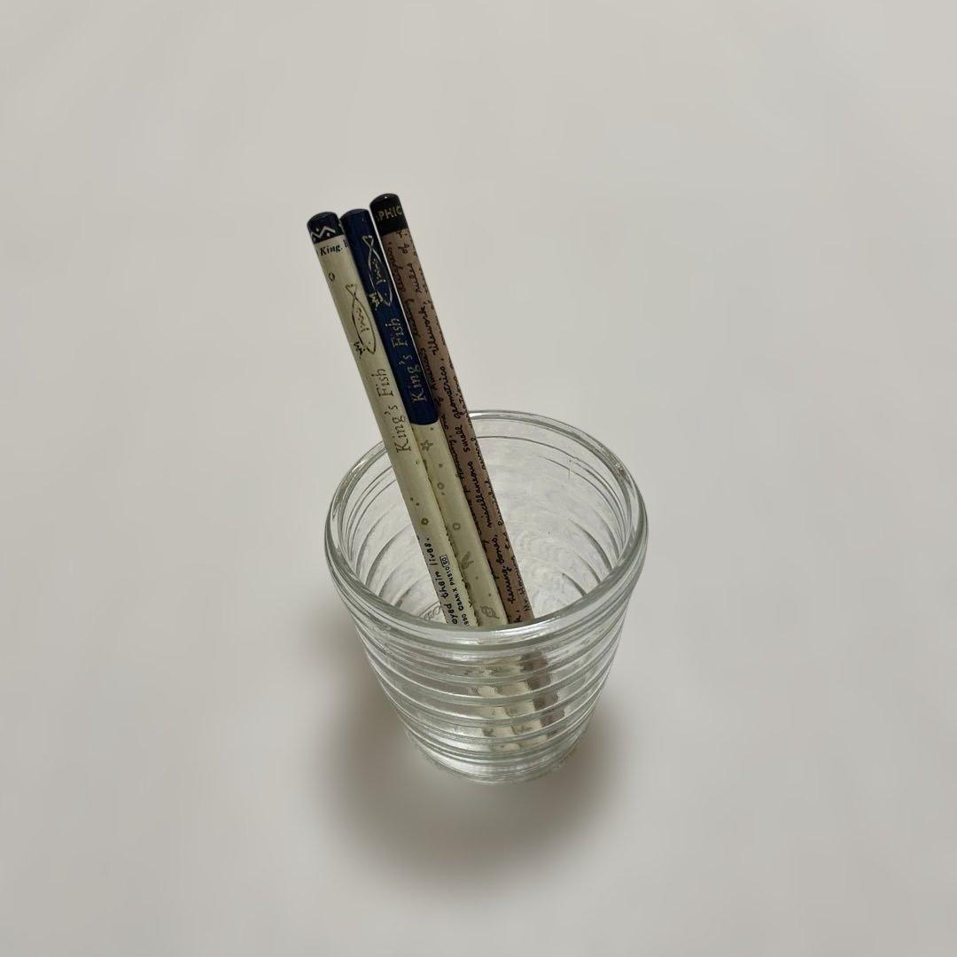 【匿名配送】未使用　鉛筆3本セット レトロ　1990 1989 文房具　年代物