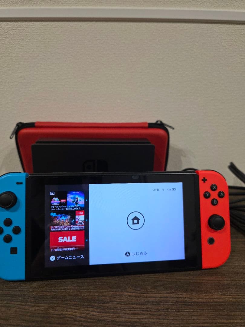 nintendo switch 本体+ケース