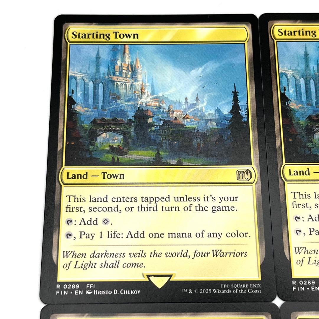 始まりの町 4枚セット　英語　MTG