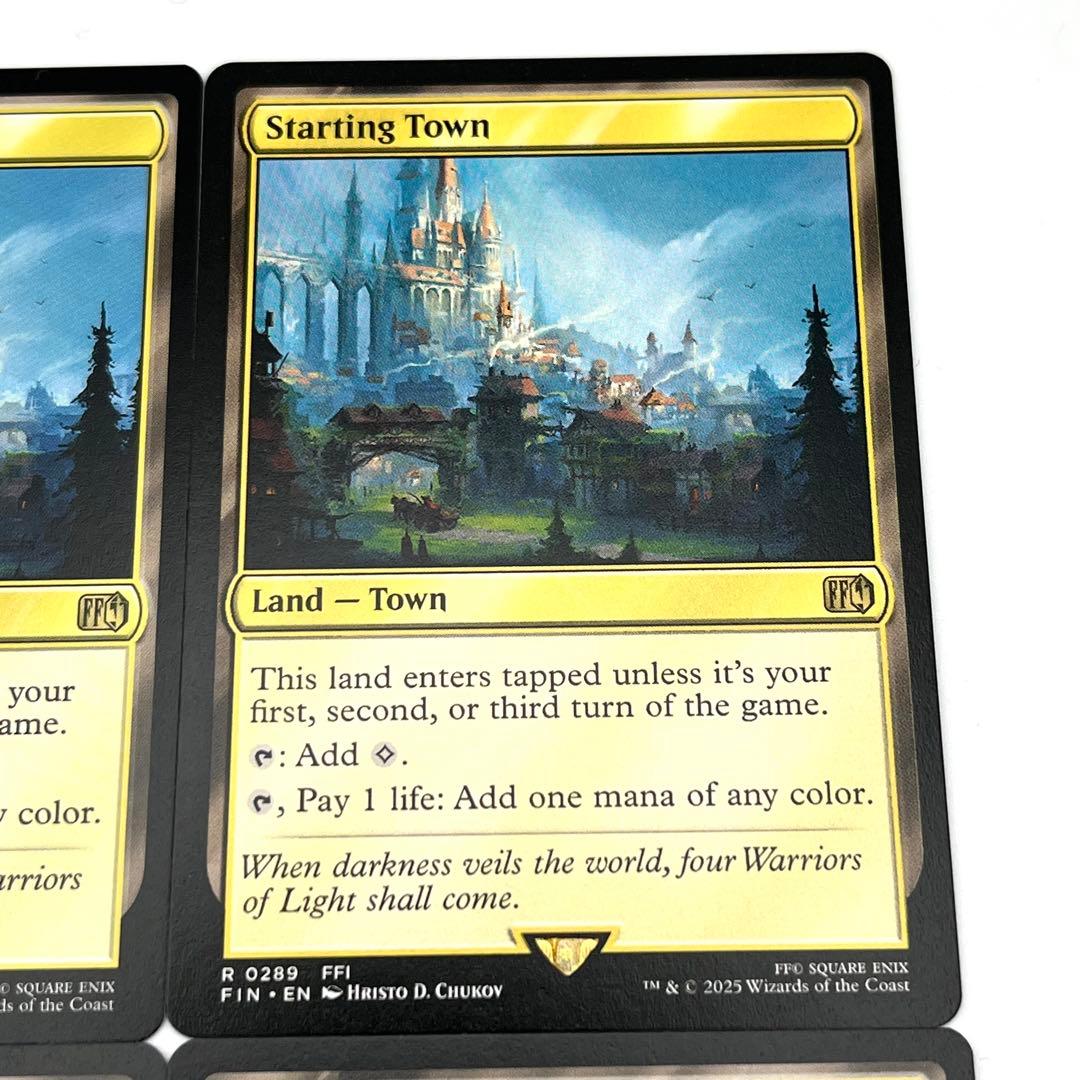 始まりの町 4枚セット　英語　MTG