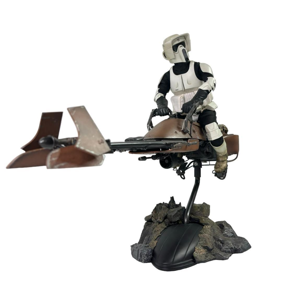 SIDESHOW 1/6 スターウォーズ スピーダーバイク&スカウトトルーパー