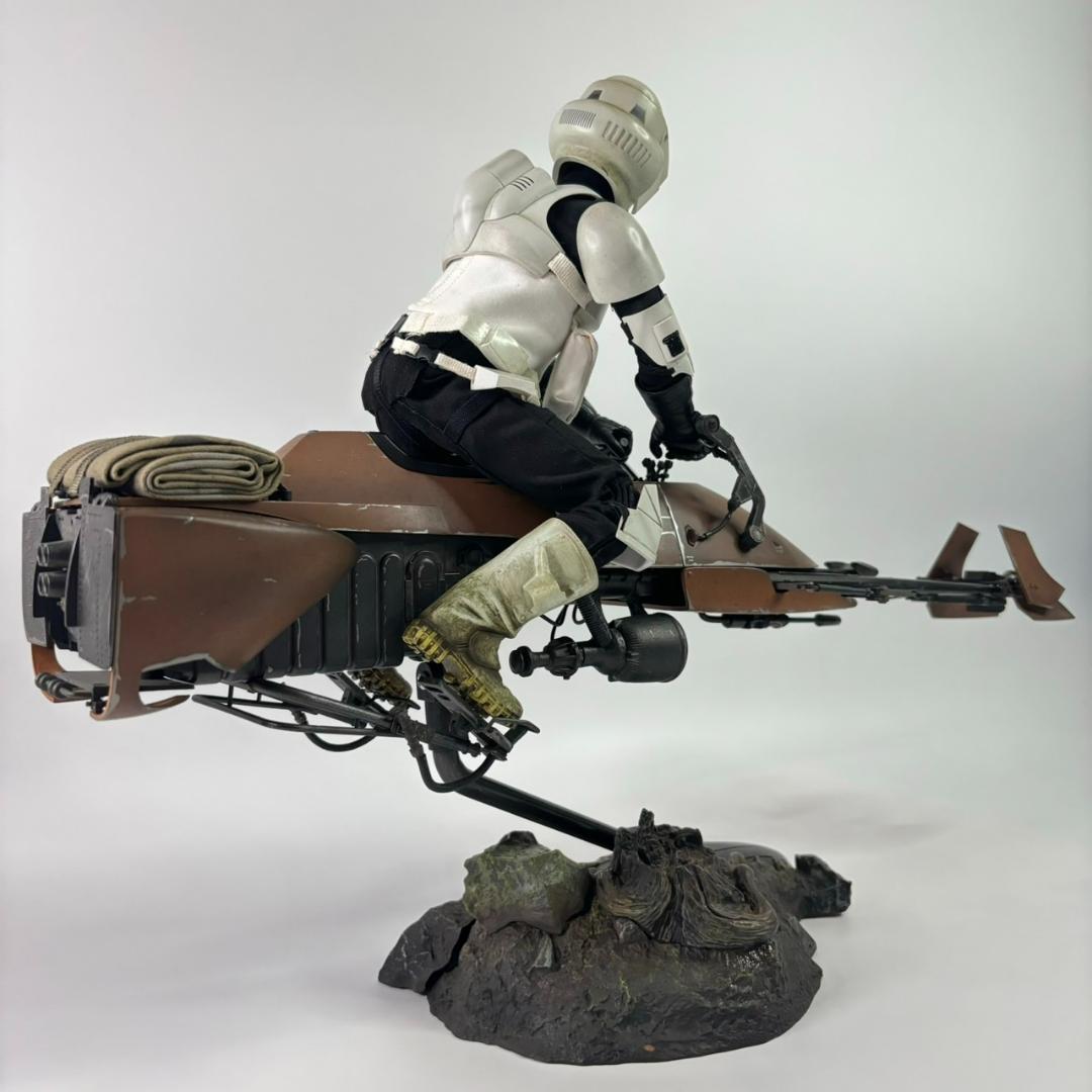 SIDESHOW 1/6 スターウォーズ スピーダーバイク&スカウトトルーパー