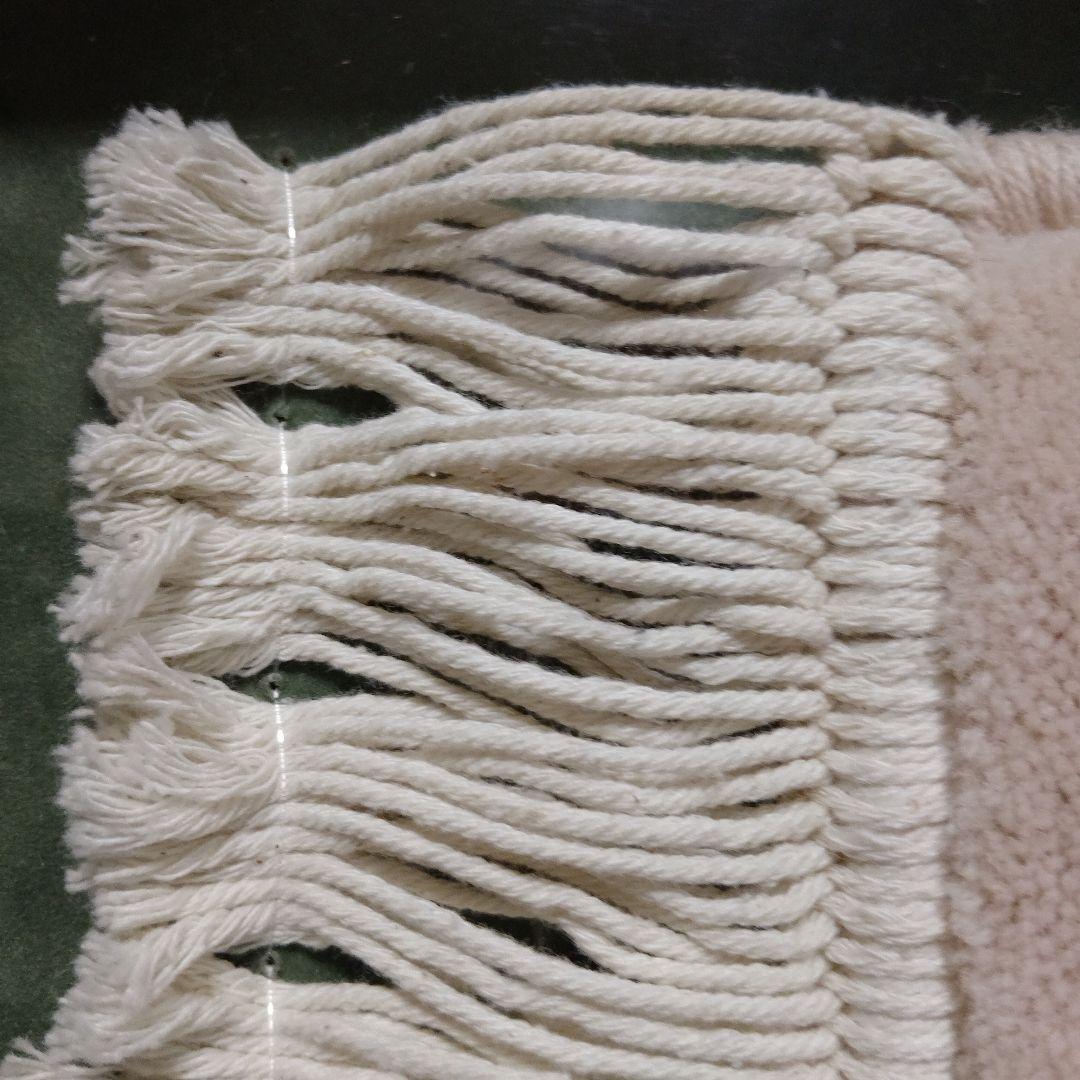 ペルシャ絨毯　イスファハン製　シルク/手織り　アクリル板特注額装