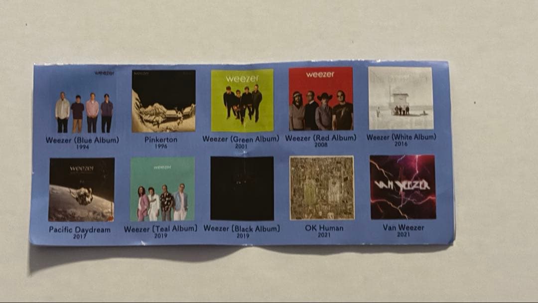 Weezer ウィーザー メタルチャーム10個コンプリート ガチャガチャ ガチャ