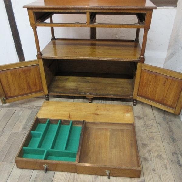 イギリス アンティーク 家具 1921年 サイドボード ダムウェイター 6173