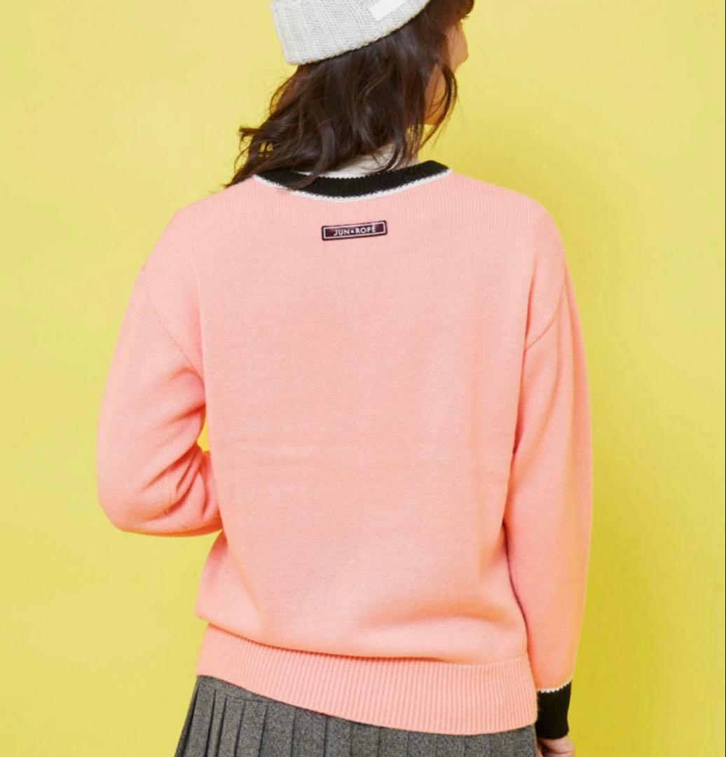 JUN&ROPÉ GOLFロゴ ニットセーター新品