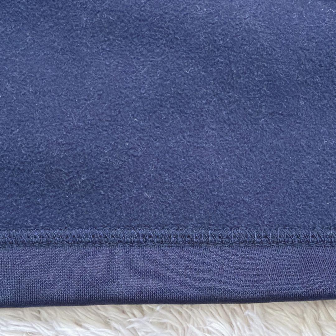 【美品】 BEAMS GOLF 長袖 ポロシャツ 裏フリース 日本製 XL 紺