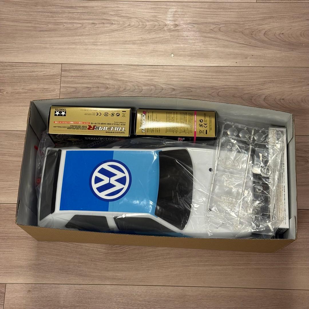 た*ー様 VOLKSWAGEN GOLFⅡ 組立途中 その他パーツ付き　まとめ