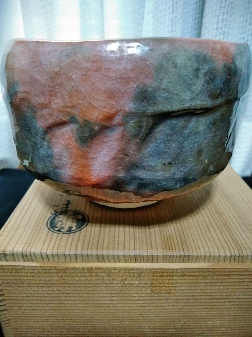 和楽造　赤楽茶碗