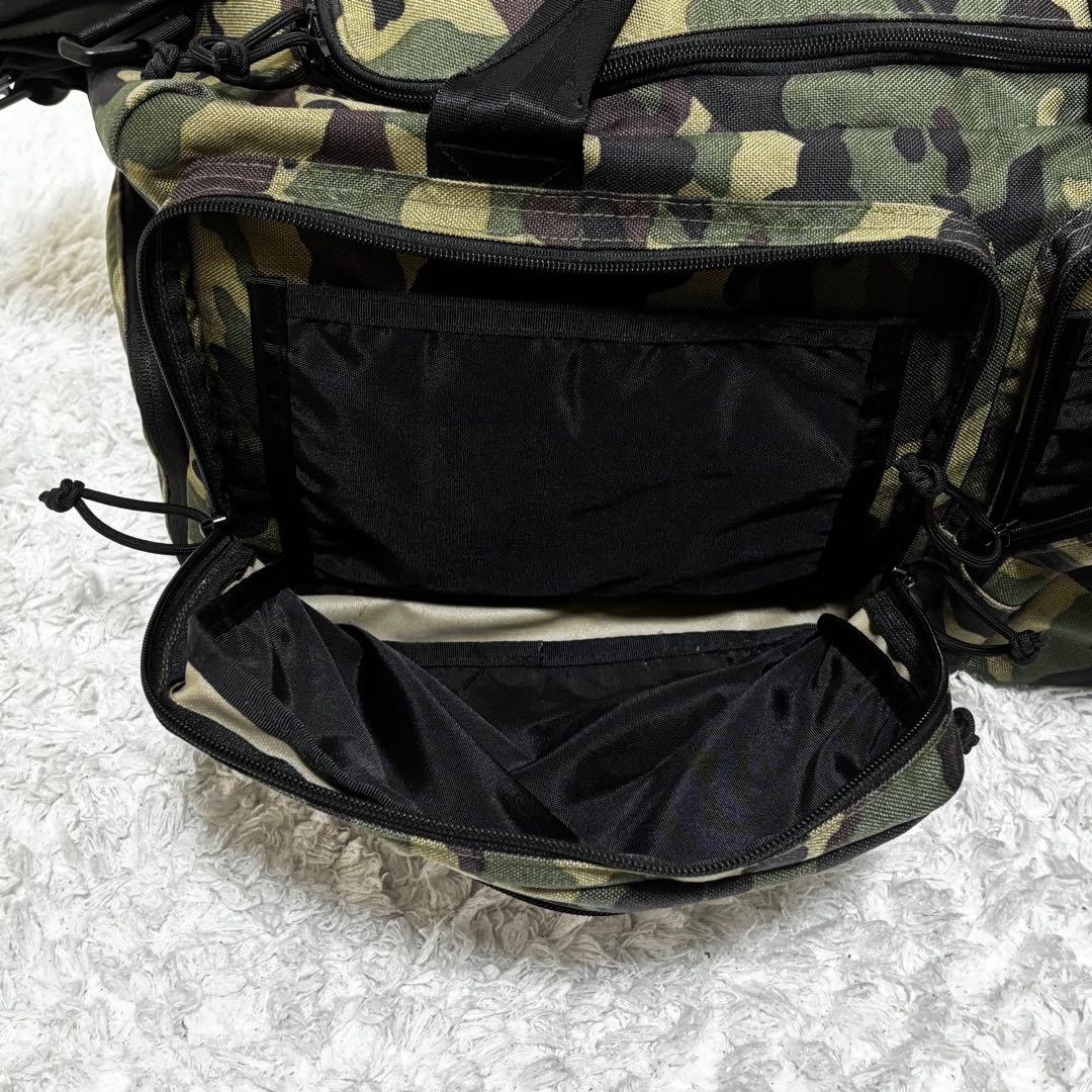 ✨美品✨ブリーフィング BRIEFING ゴルフ ボストンバッグ 迷彩 多機能