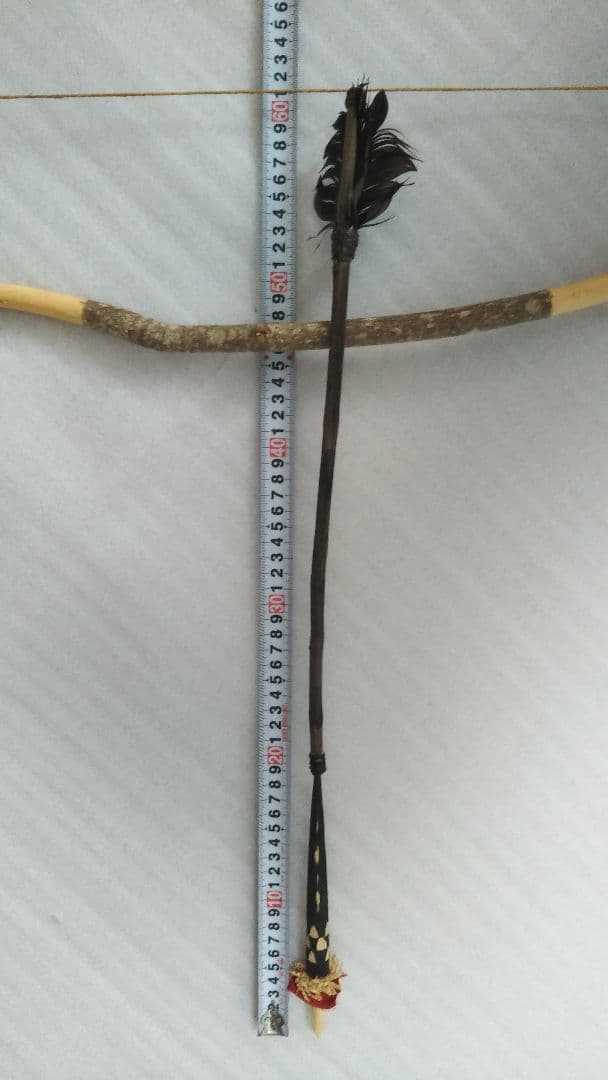 (2月限定)アイヌ民具弓矢セット　クとへペライ