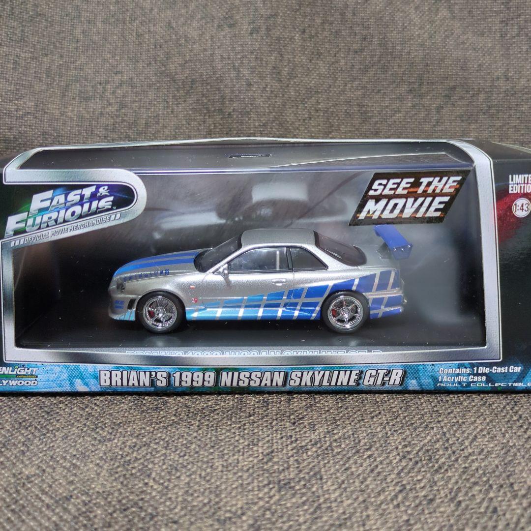 ミニカー BRIAN'S 1999 SKYLINE GT-R R34 1/43