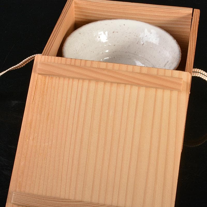 茶道具　萩焼　人間国宝　十代　三輪休雪作　茶碗　共箱　D　R6857