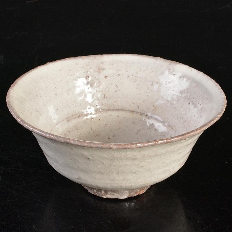 茶道具　萩焼　人間国宝　十代　三輪休雪作　茶碗　共箱　D　R6857