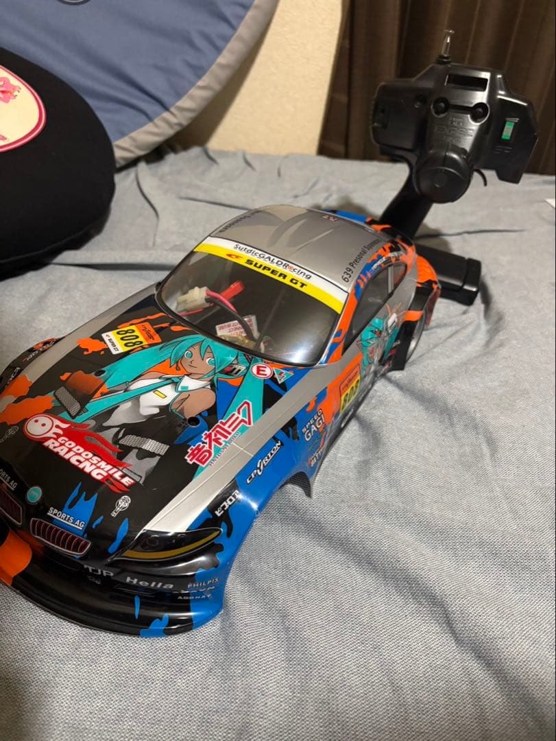 タミヤ ドリフト ラジコンセット　TT01 電飾  ボディ