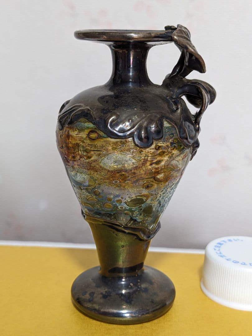 ⭐欧米 西洋アンティーク アールヌーボー エナメル彩ガラス 古美術骨董品