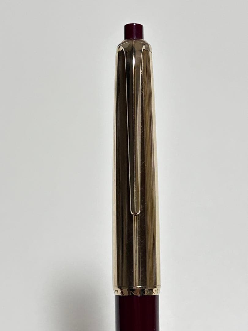 Montblanc pix 75 ペンシル　ロールドゴールド　ボルドー　金張り