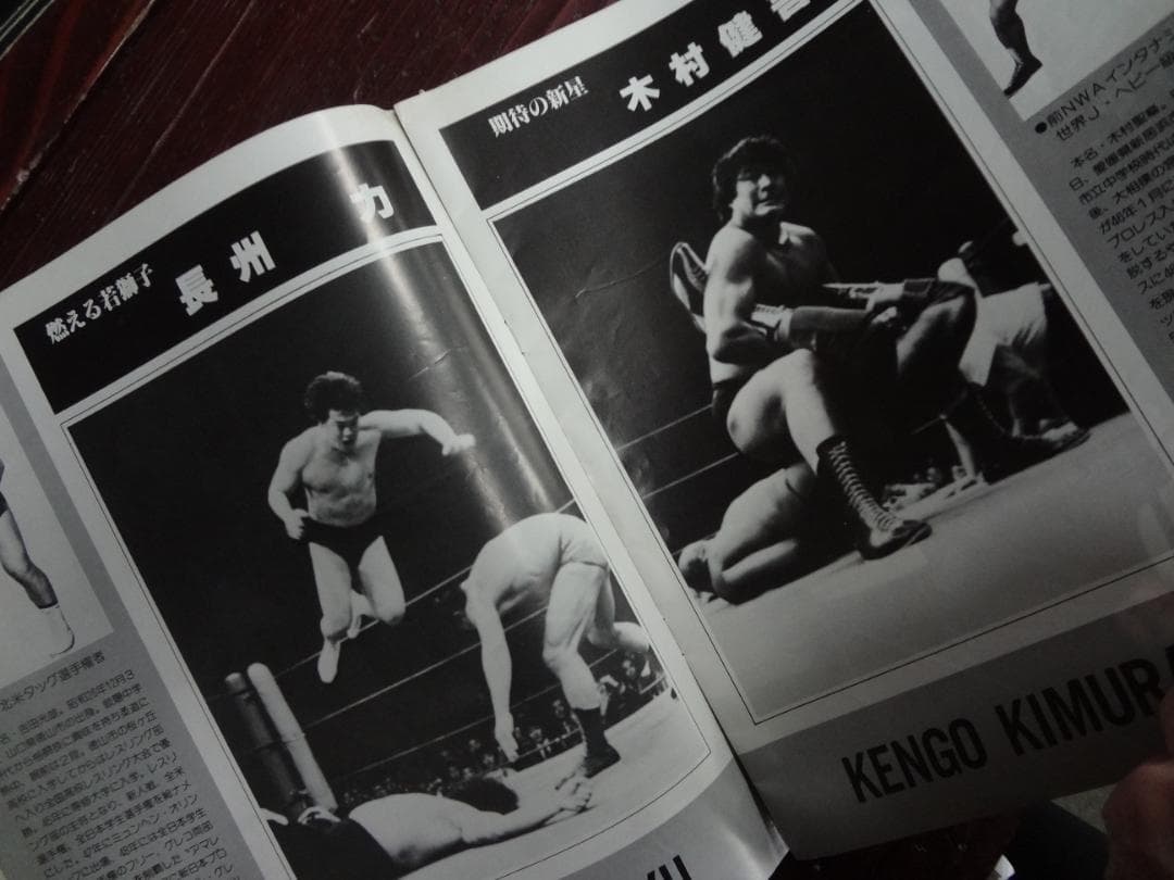 新日本プロレス 81WWFビッグ・ファイト・シリーズパンフ●サイン入り