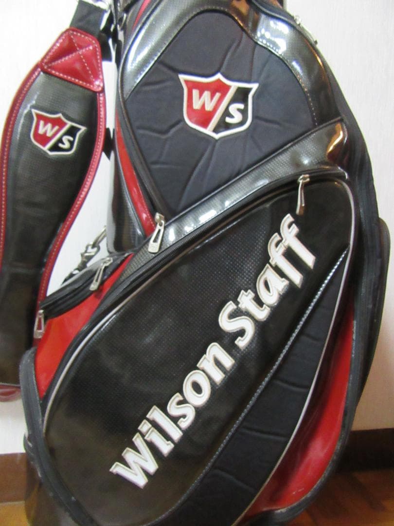 ★ウイルソン★Wilson　Staff★キャディ-バック★黒/赤★