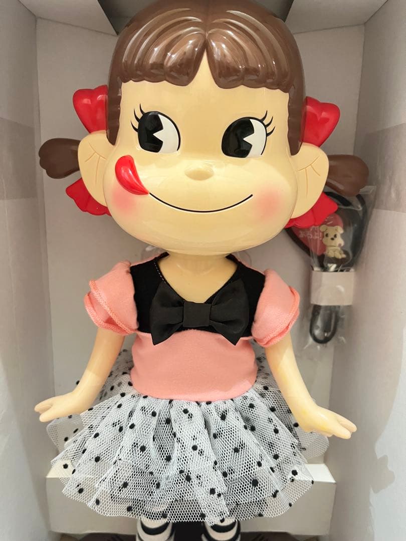 【希少/未使用】不二家 ダンシングペコちゃんPEKO DANCING DOLL