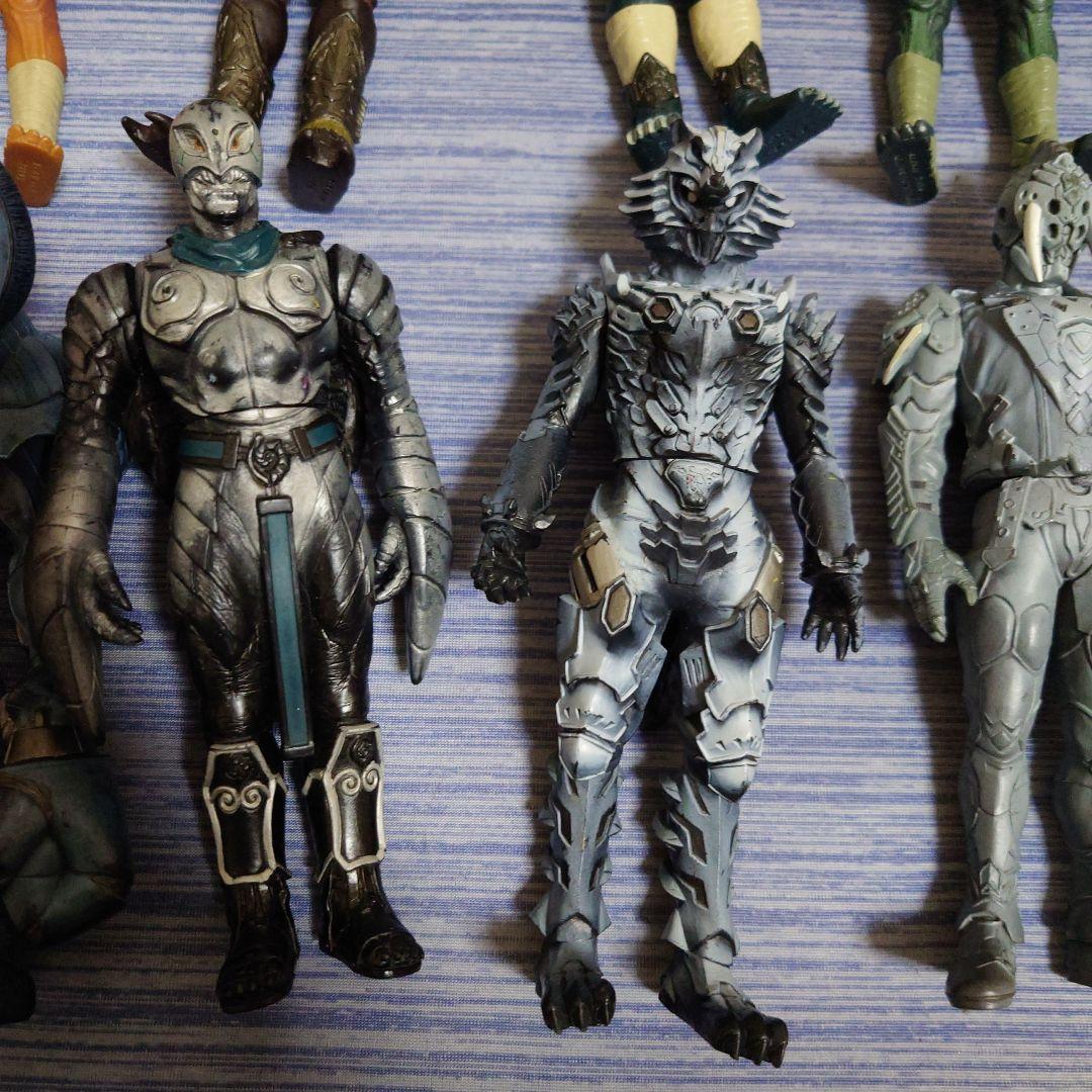 仮面ライダー　ソフビ　まとめ売り　昭和　怪人　ショッカー　約17cm　フィギュア