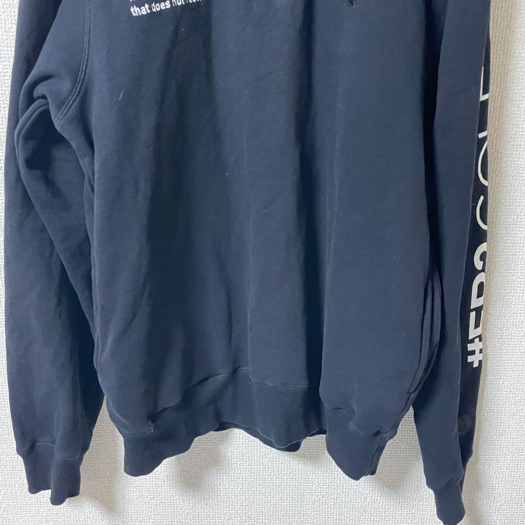 FR2 GOLF　ハーフジップ　スウェット　プルオーバー　長袖　黒　M